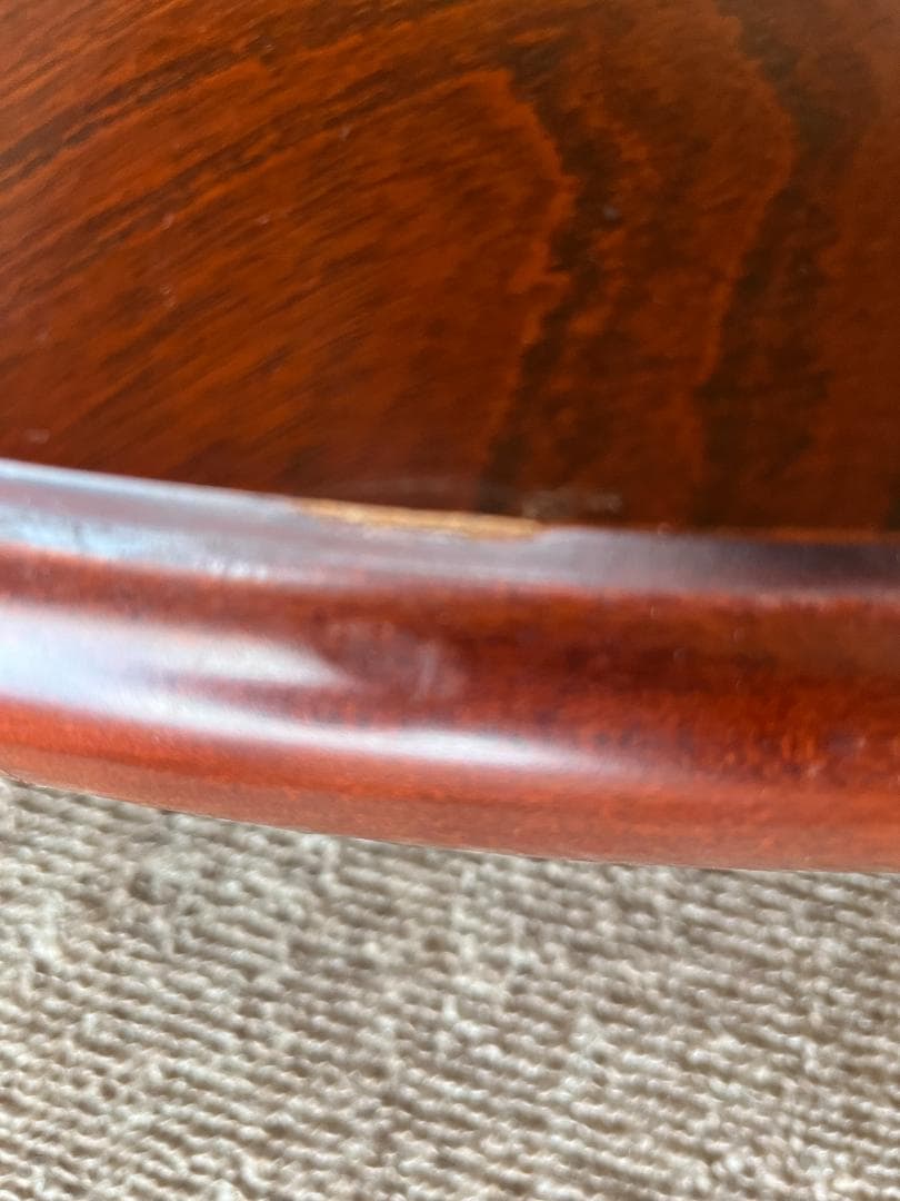 i*i様 90cm 木製ちゃぶ台 折りたたみ 円卓 丸テーブル 座卓 昭和レトロ