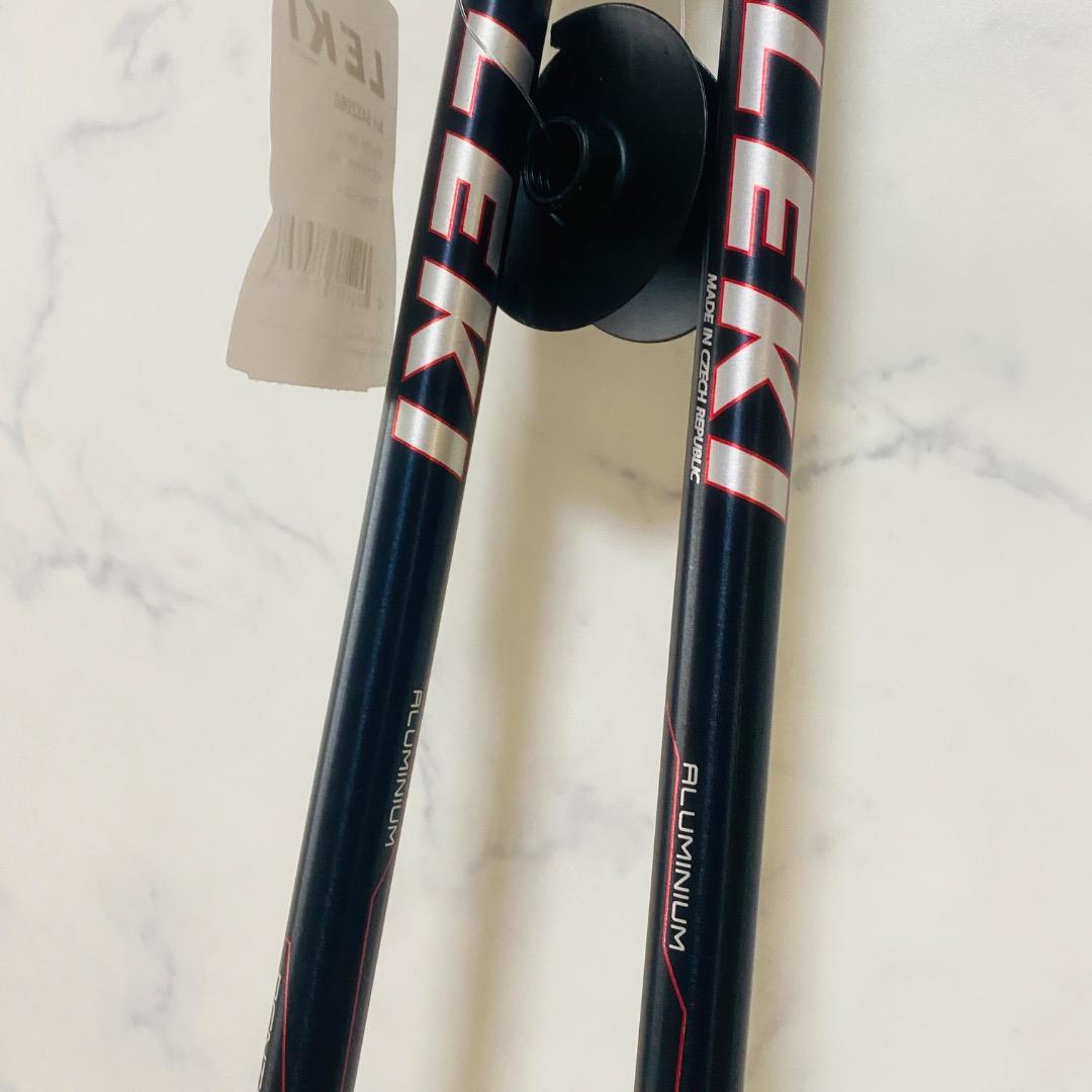 【未使用】LEKI レキ RENTAL VARIO 伸縮式スキーポール ストック
