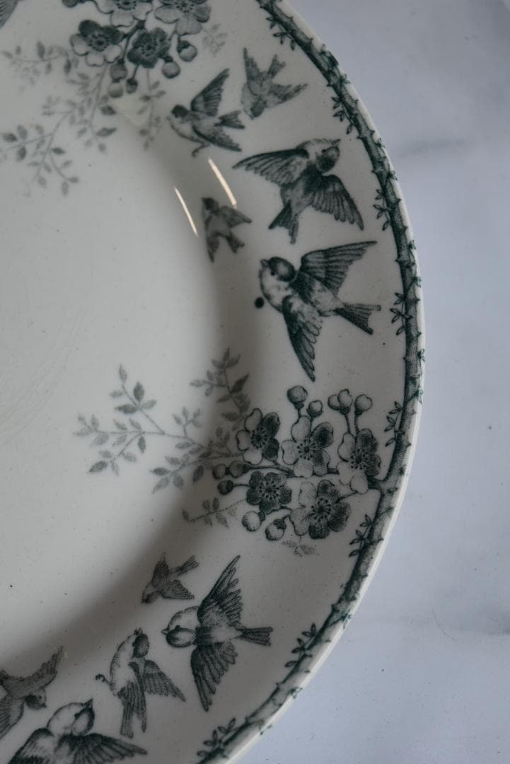 最後の1枚　美品　MONTIGNY平皿プレート　 ショワジールロワ　アンティーク