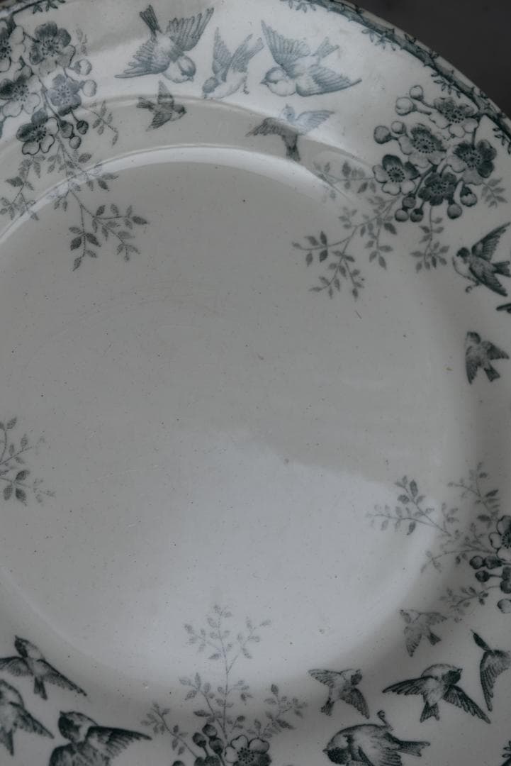 最後の1枚　美品　MONTIGNY平皿プレート　 ショワジールロワ　アンティーク