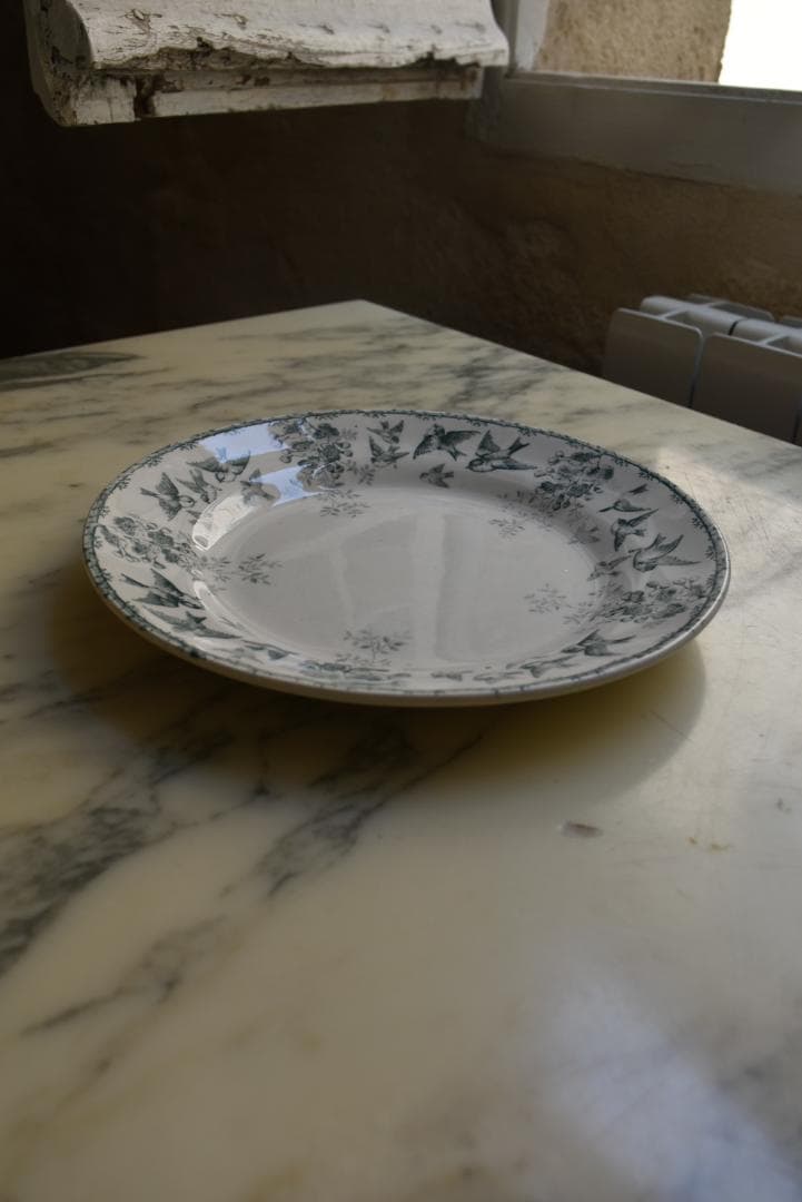 最後の1枚　美品　MONTIGNY平皿プレート　 ショワジールロワ　アンティーク