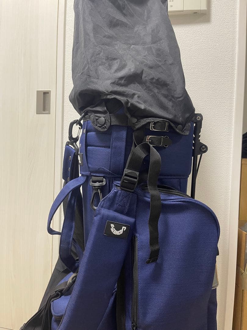 【最終価格】JONES ネイビー キャディバッグ カバー付き