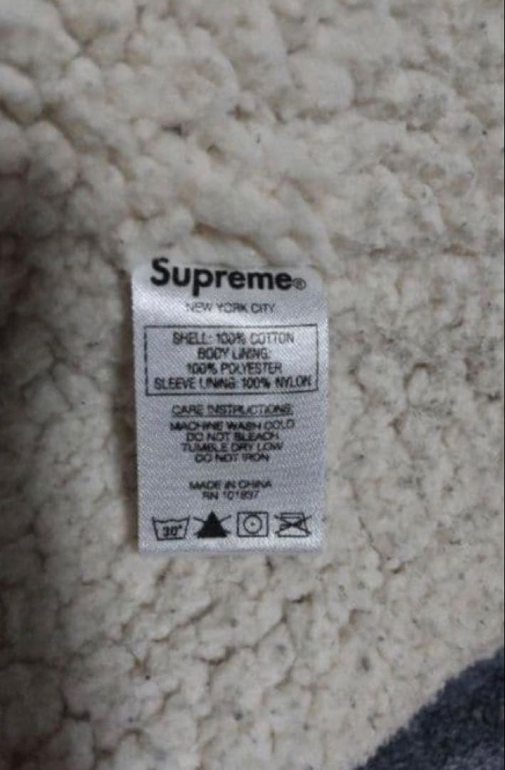 【美品】17aw supremebuffaloplaid バッファローキムタクL