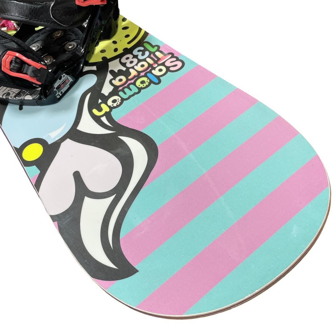 【美品♪】スノーボード2点セット「SALOMON Tiara 138」レディース
