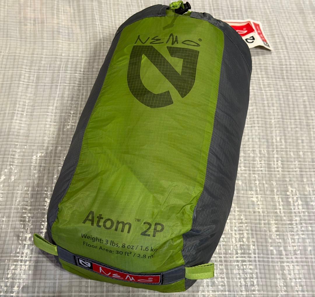 NEMO ATOM 2P テント 美品 フットプリント付き