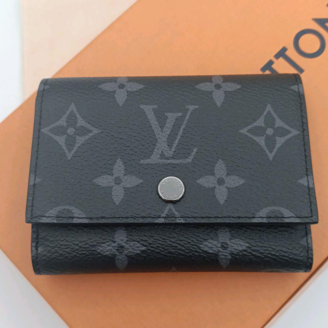 極美品　ルイヴィトン モノグラム エクリプス ヴィクターウォレット　RFID