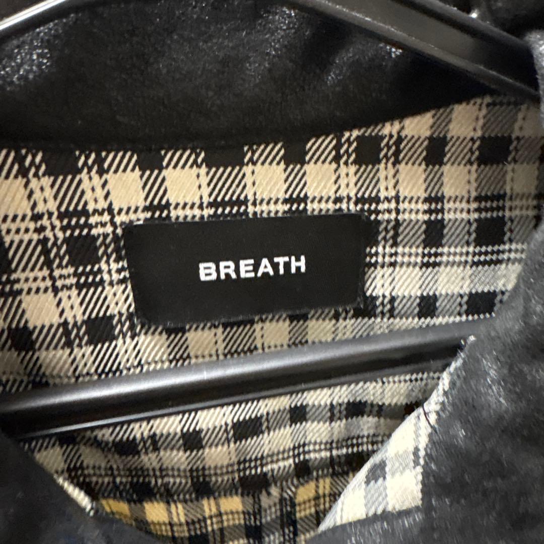 yzeer着用 BREATH check shirt BADHOP