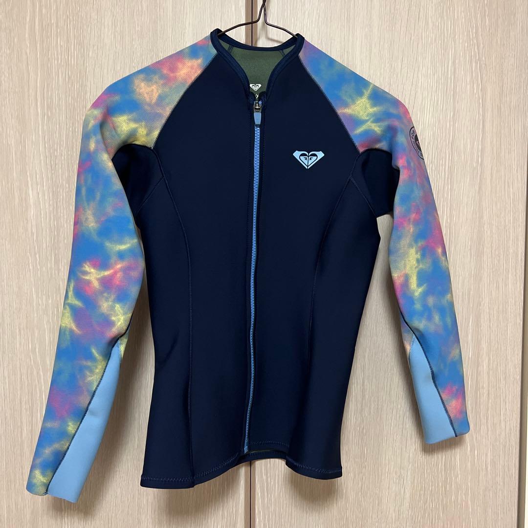 ROXY ウェットスーツフルジップ タッパー ネイビー/マルチカラー　新品