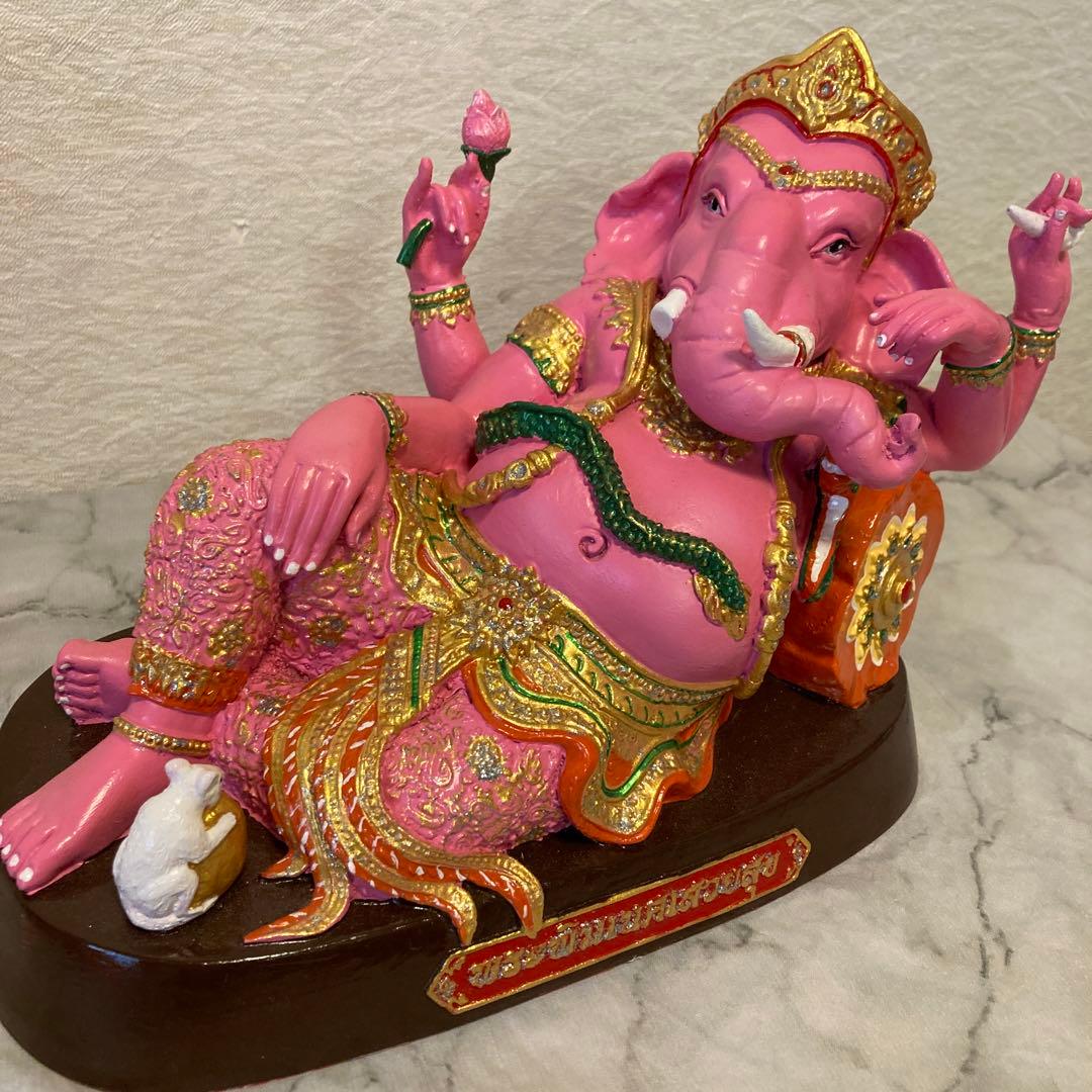 ピンクガネーシャ　3倍速で願いが叶う　開運　タイ購入