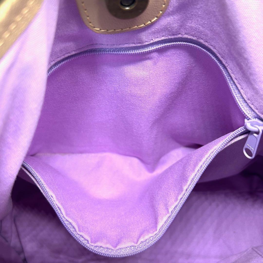 良品 1199 ワンショルダーバッグ イントレチャート レザー ゴールド A4