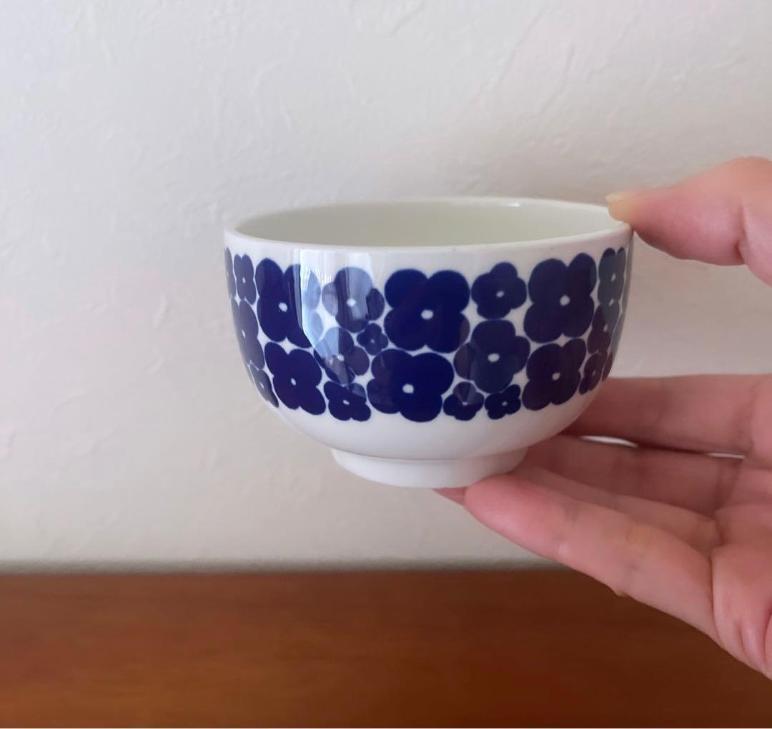 ARABIAヴィンテージ leinikki レイニッキシュガーボウル　ブルー