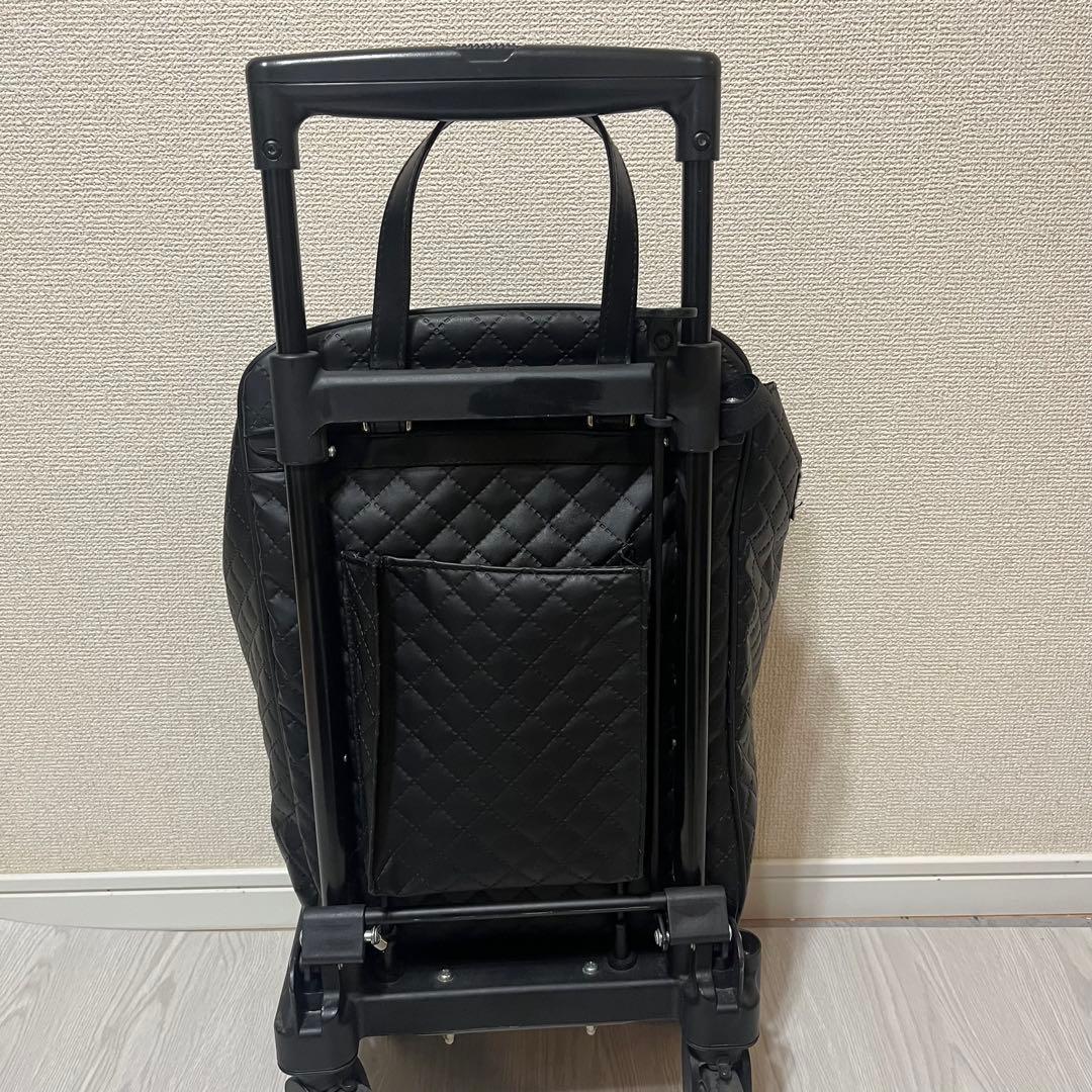 【美品】SHIMA ショッピングカート メロディ　スムーズST シルバーカー 黒