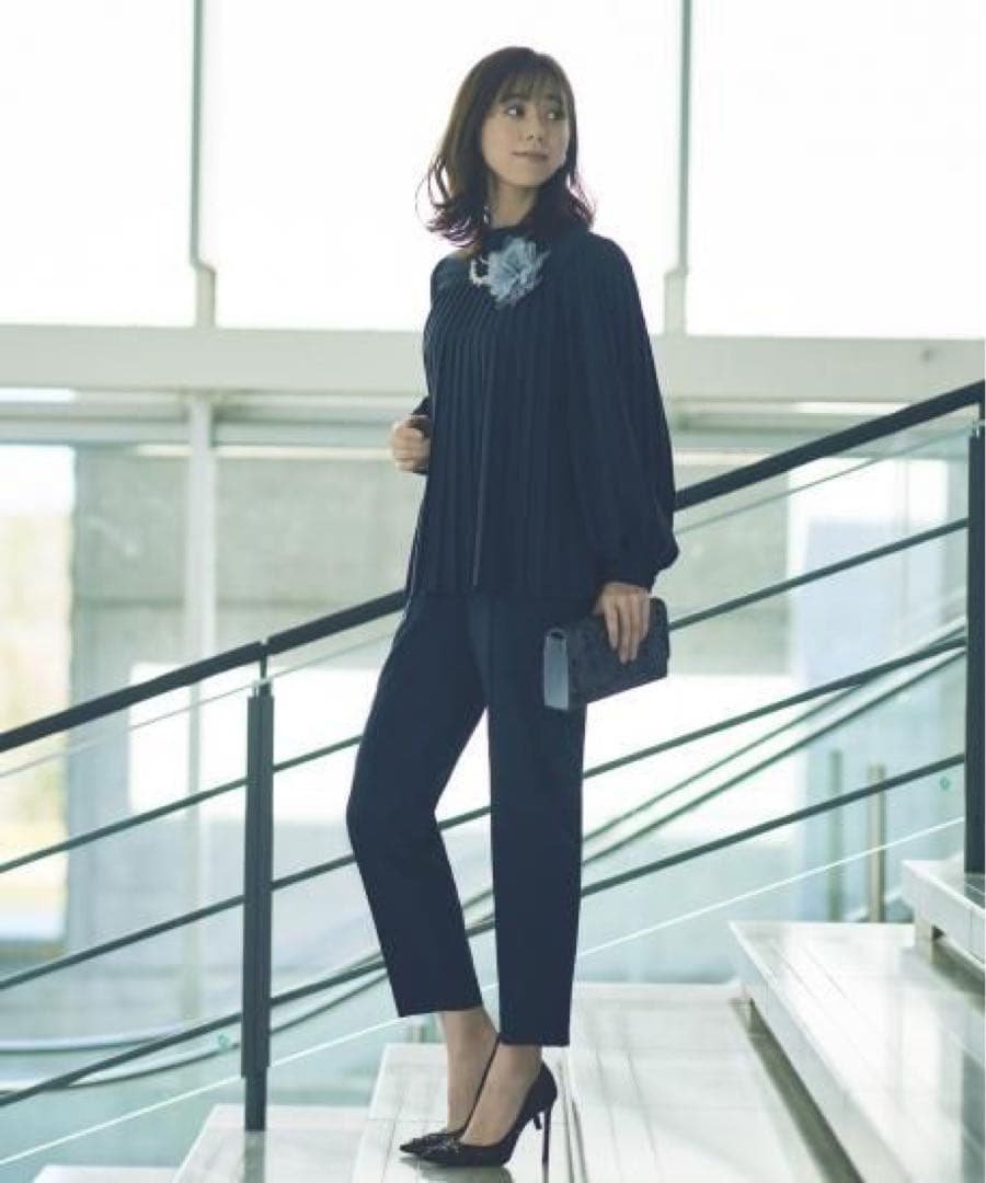 ペコちゃん RUIRUE プリーツフレア フォーマル セットアップ L