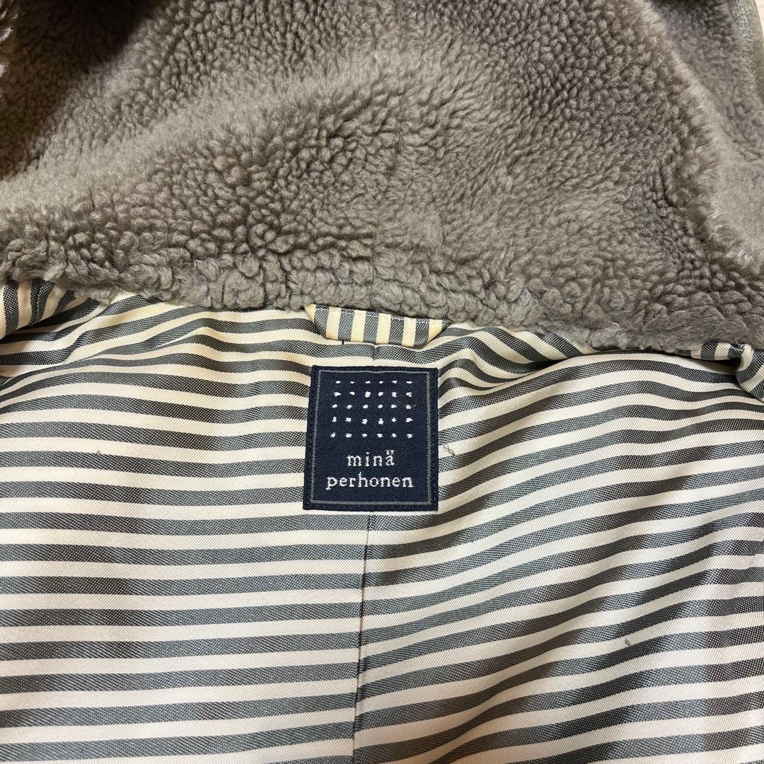 ミナペルホルン　タンバリン　フード付きダウンベスト　36