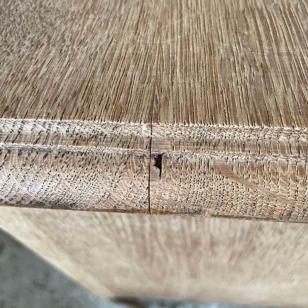 ビンテージ ドロワーサイドテーブル ベッドサイド　猫脚　剥離　no2