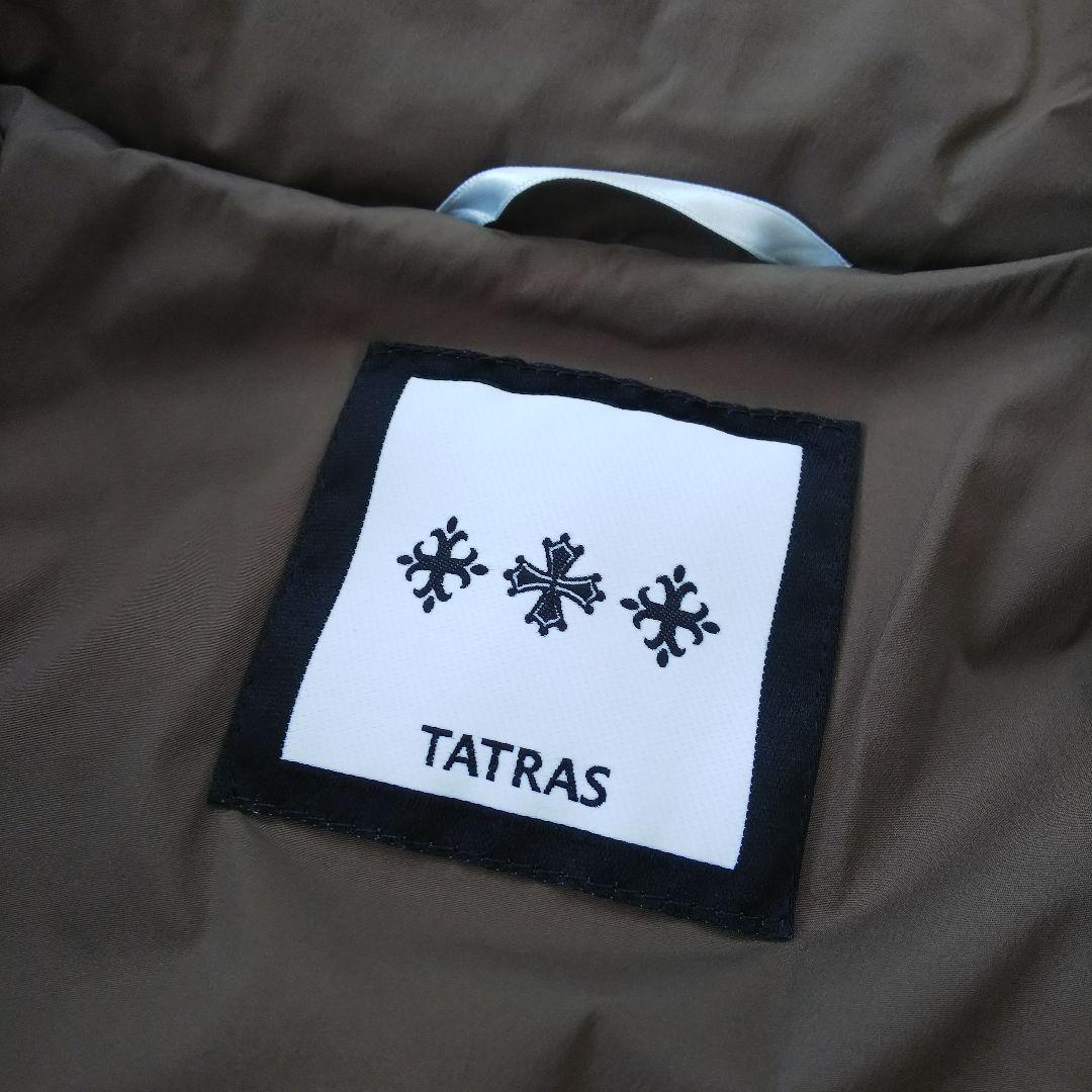 【美品 L】TATRAS タトラス 最高級 ダウンジャケット ベージュコート