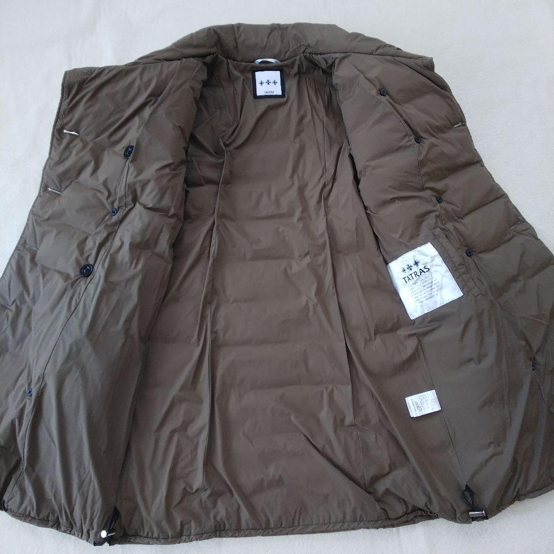 【美品 L】TATRAS タトラス 最高級 ダウンジャケット ベージュコート