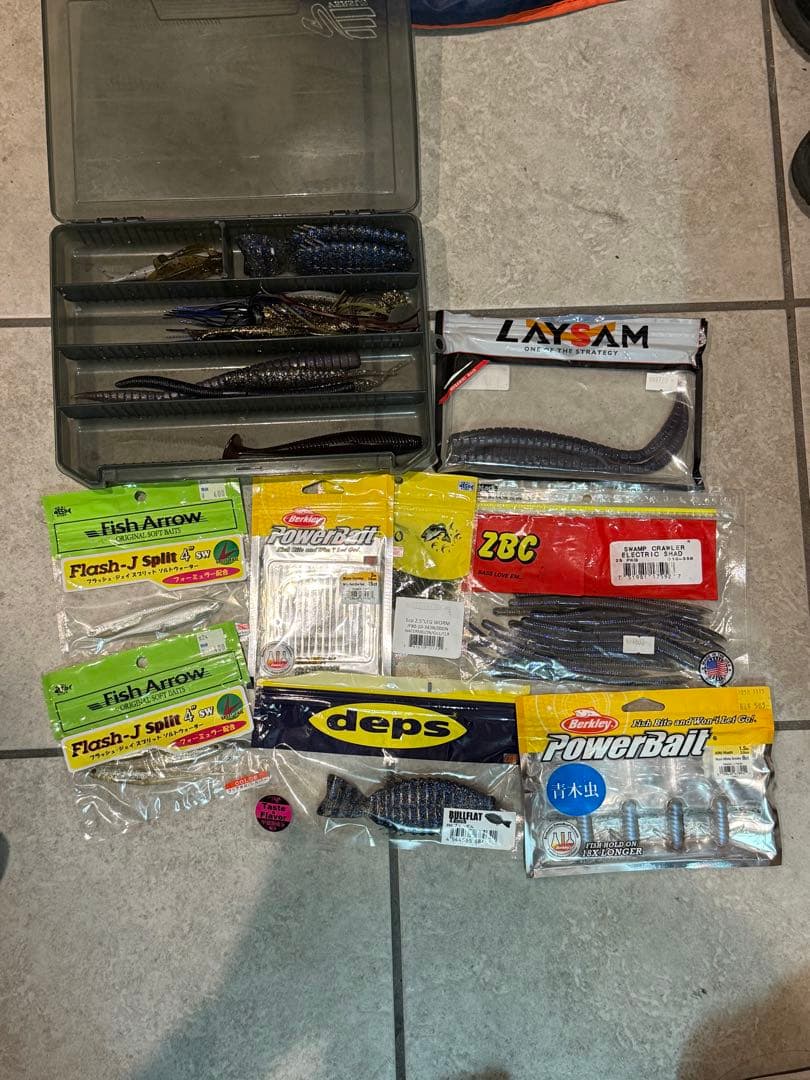 引退ルアーワームネットまとめ売り