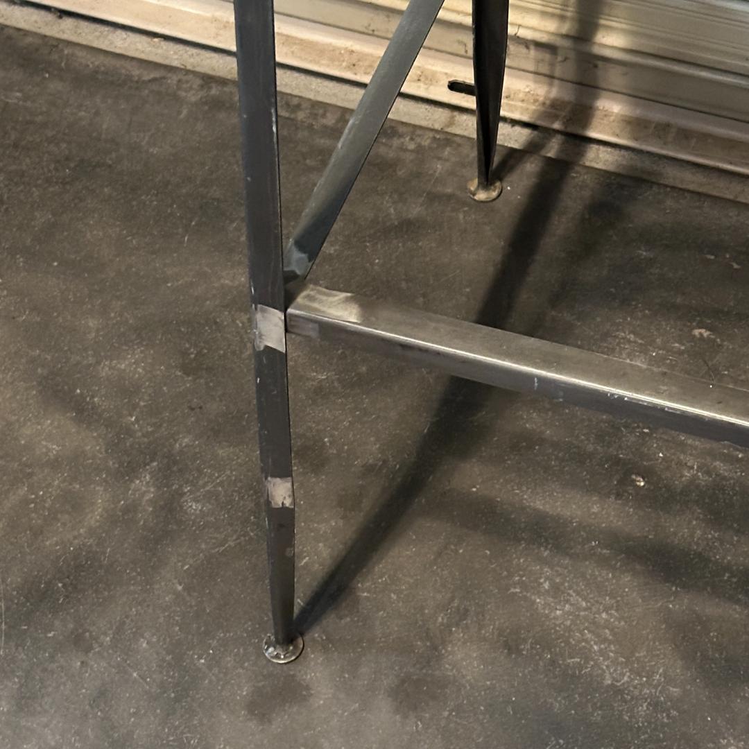 インダストリアル メタルハイスツール バーチェア 座面高76cm