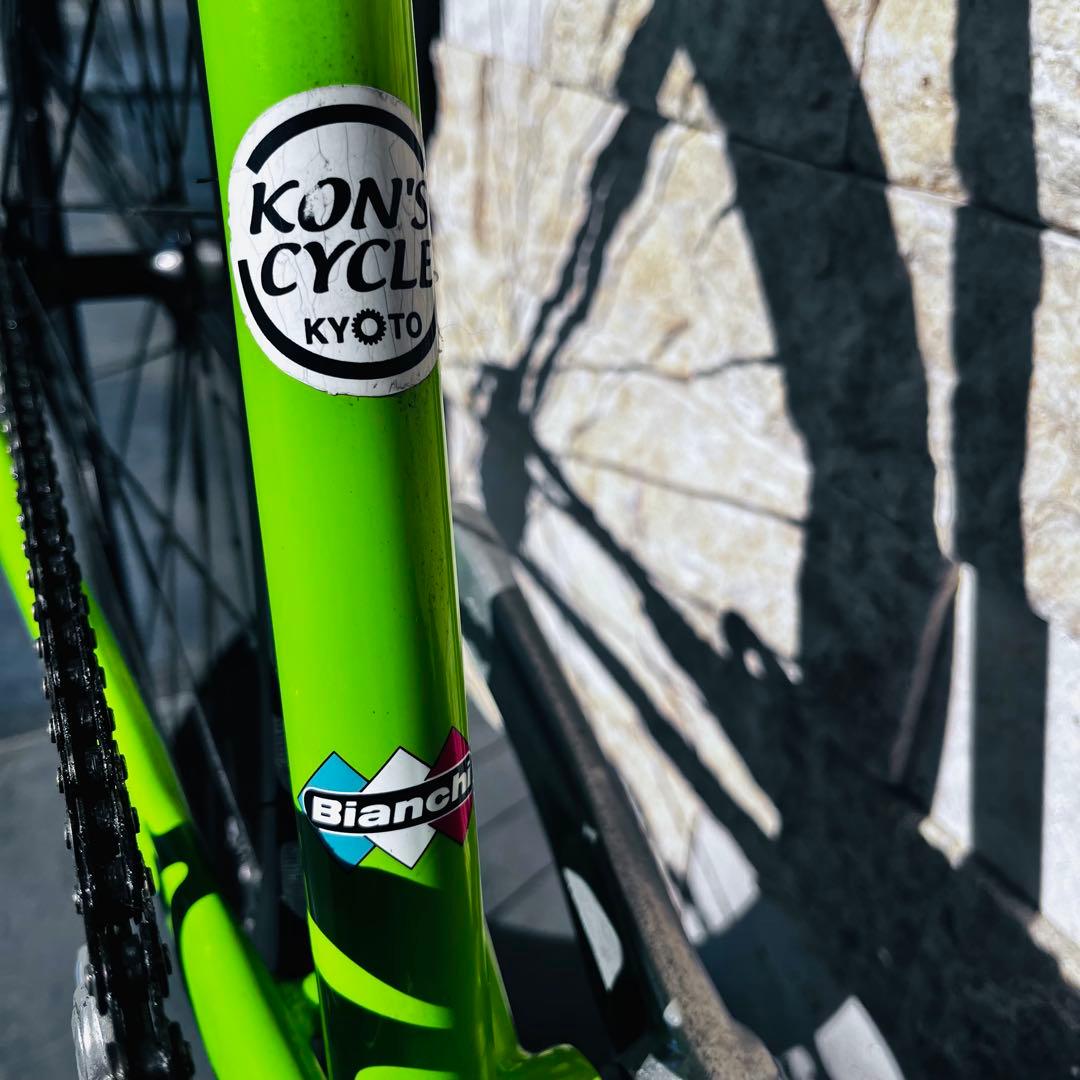 ビアンキpistaクロモリピストバイク シングルスピード