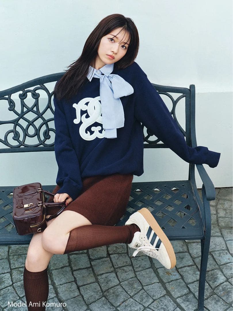 SNIDEL 限定 アディダス スニーカー 厚底 adidas サンバ 24