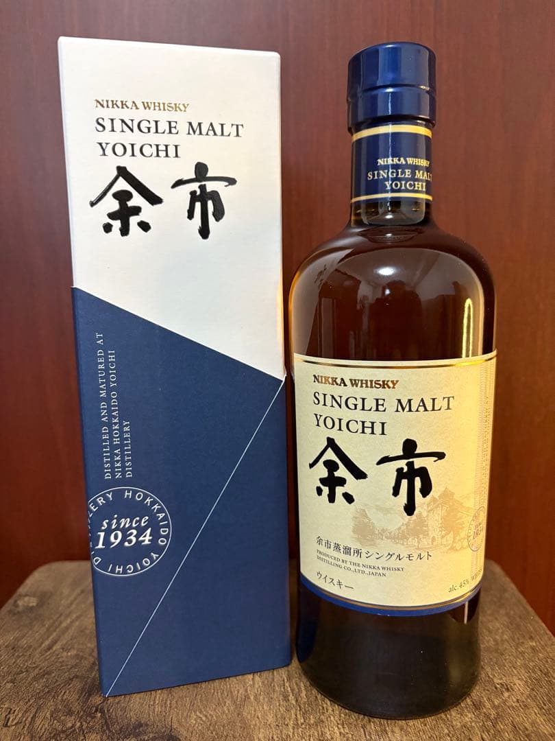 【新品】ニッカ　余市 シングルモルト 700ml 45%（箱付き）