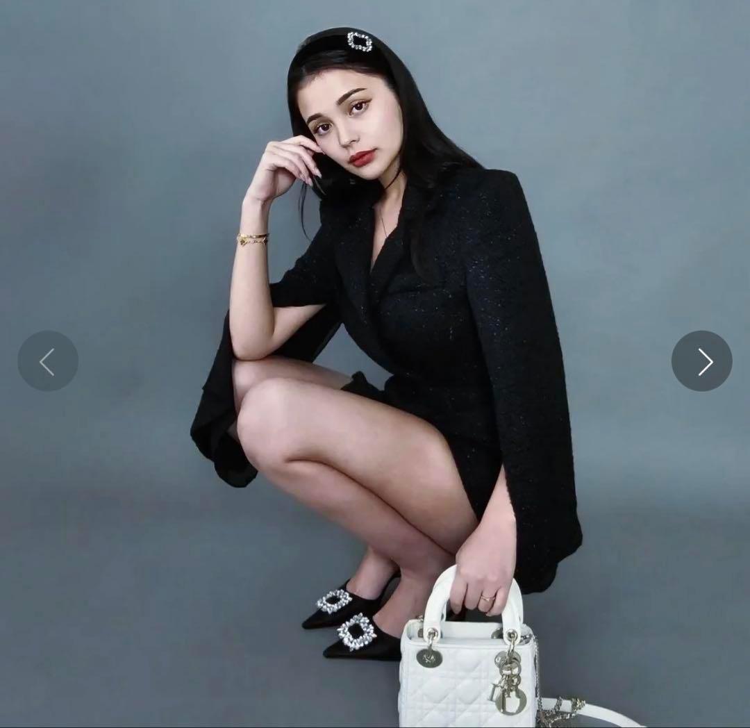 【Randy】スリーブスリットウールコンビネゾン