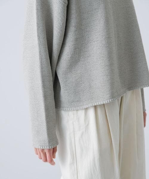 ■新品■かぐれ（kagure） コットンテープヤーンボートネックニット