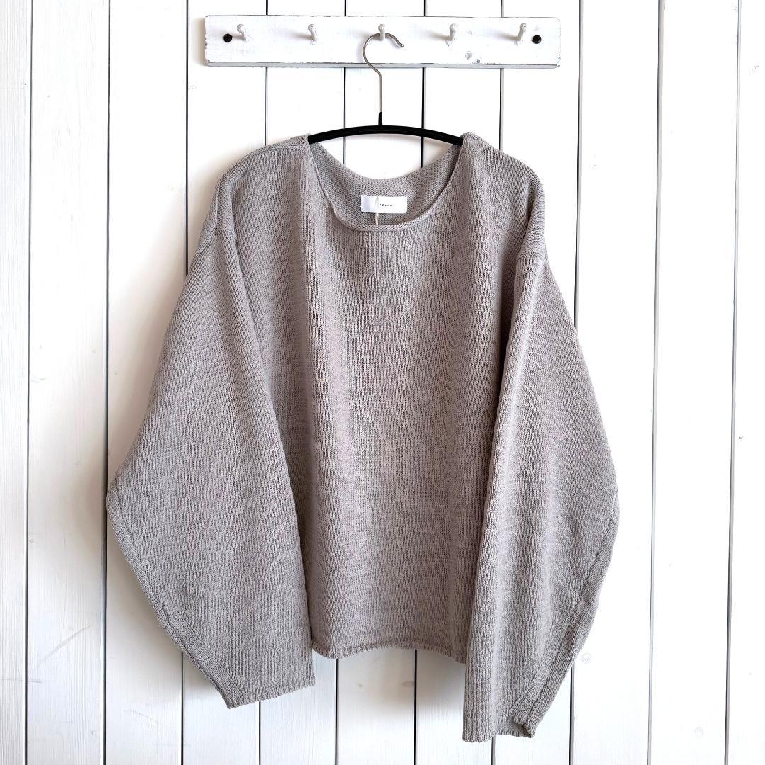 ■新品■かぐれ（kagure） コットンテープヤーンボートネックニット