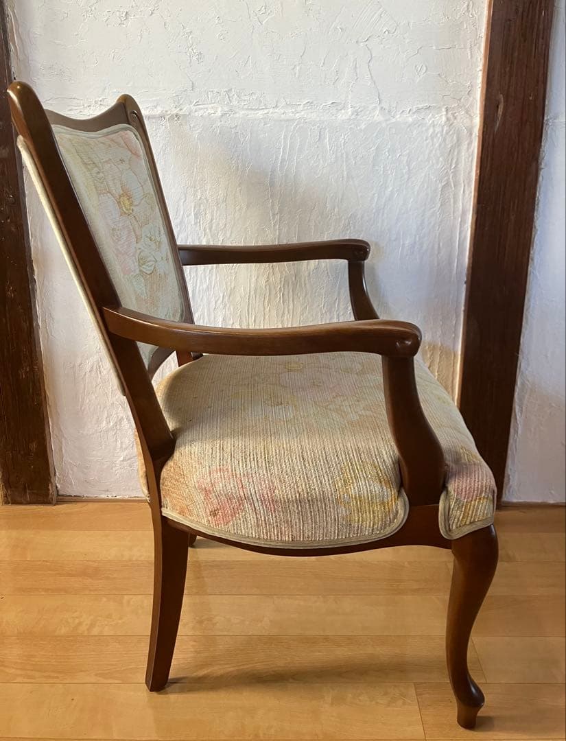 マルニ 猫足 アームチェア 花柄 ①