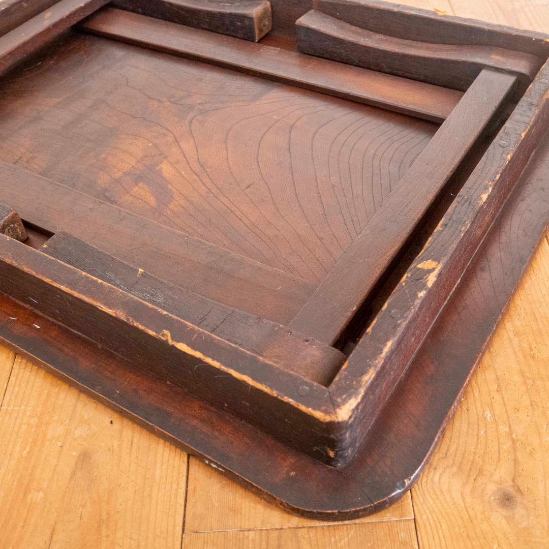 古いちゃぶ台　折りたたみ　古道具