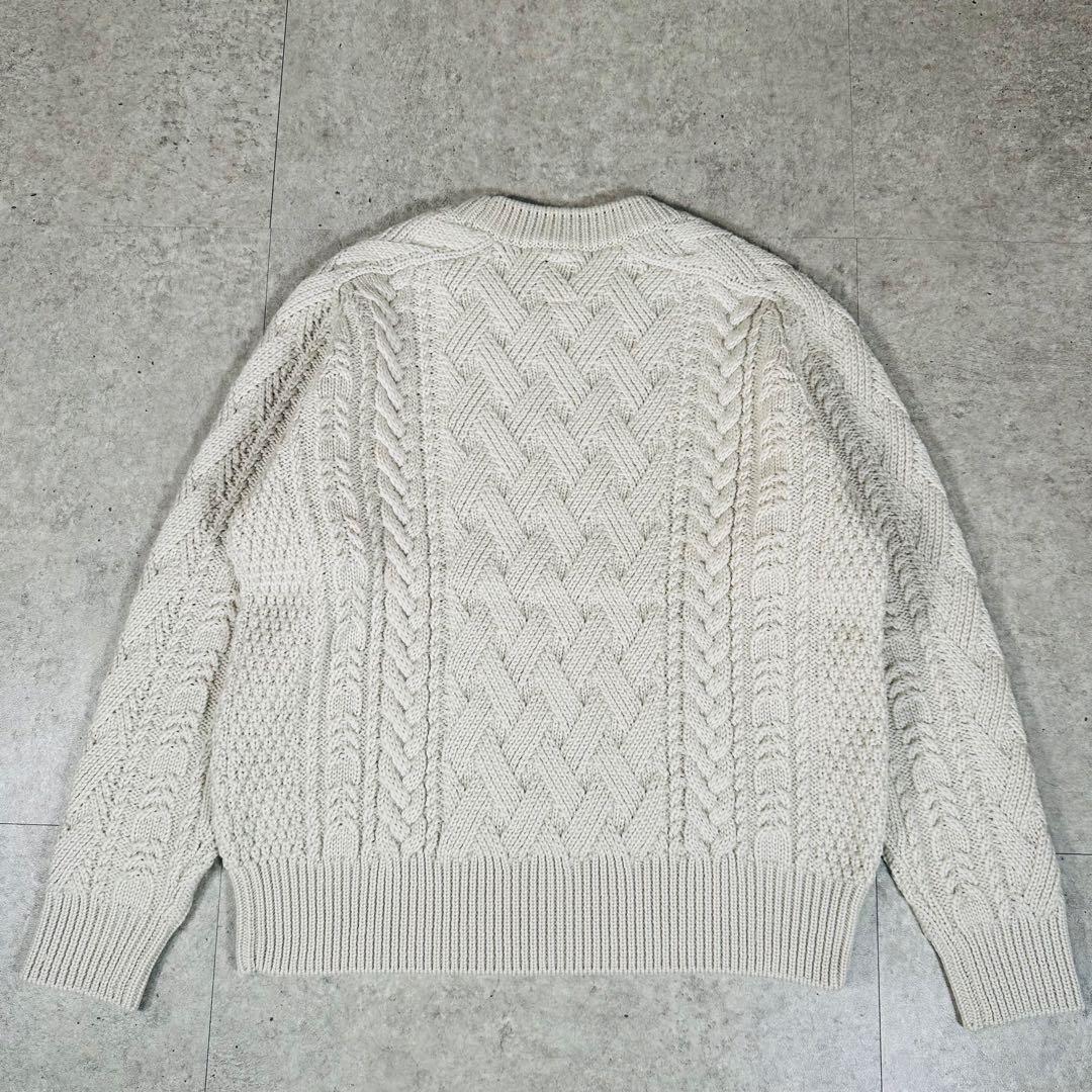 美品 BATONER バトナー ケーブルニット BN-17FL-016 サイズ1