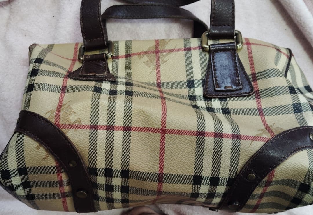 Burberry ボストンバッグ ベージュ・チェック