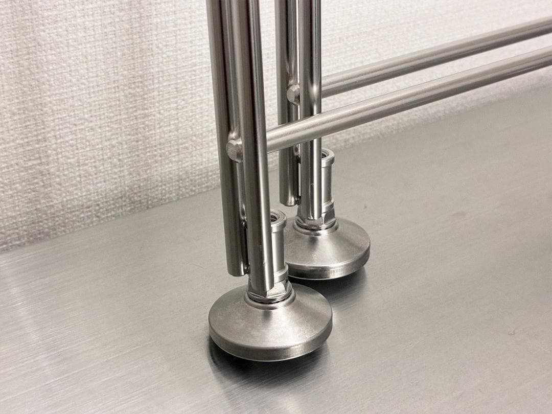 無印良品 ステンレスユニットシェルフ 追加用帆立 ミニ 2点セット