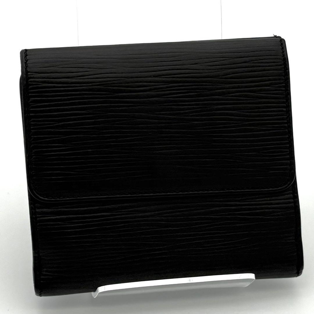 ルイヴィトン 折財布 エピ ノワール カルトクレディ 黒 ブラック 2222