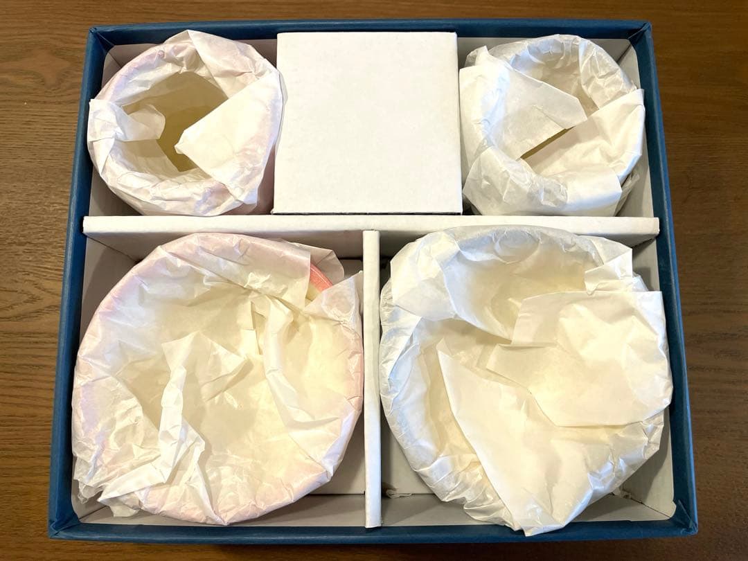 【新品未使用】たち吉　みやこ 夫婦揃〈茶碗2個・湯呑2個〉 京焼・清水焼