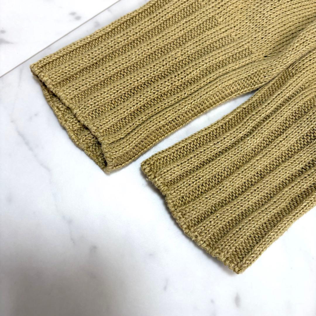 美品 マーガレットハウエル リネンコットンハイネックニット スコットランド製 Ⅱ