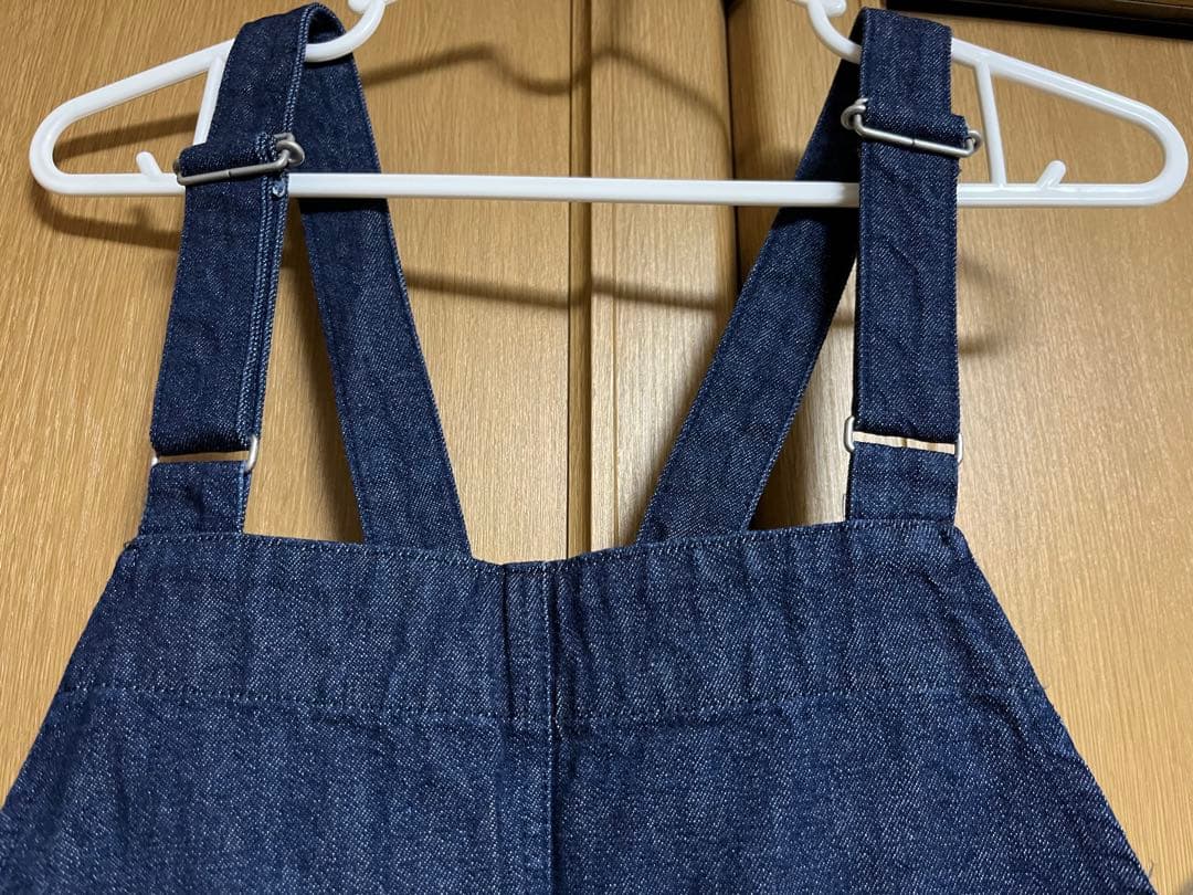 かぐれ　バッククロスサロペット　インディゴ