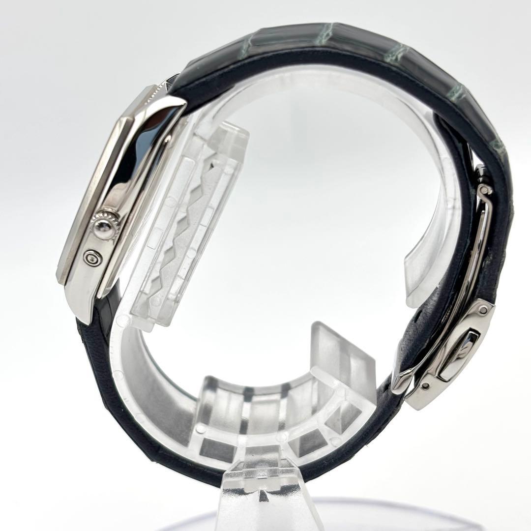 定価11万 SEIKO ルキア lk ダイヤベゼル シェル文字盤 クロコダイル