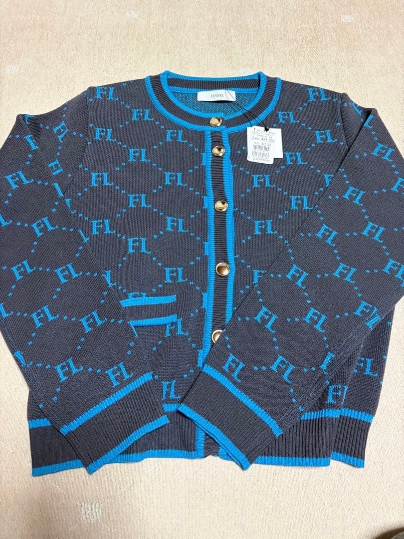 FENNEL モノグラムニットカーディガンセットアップ