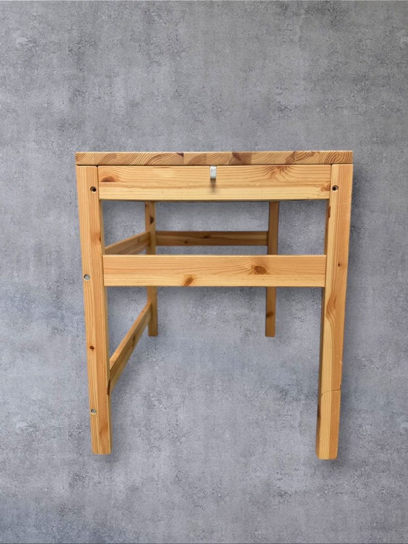 無印良品 パイン材デスク ナチュラル 机 無垢材 幅86cm