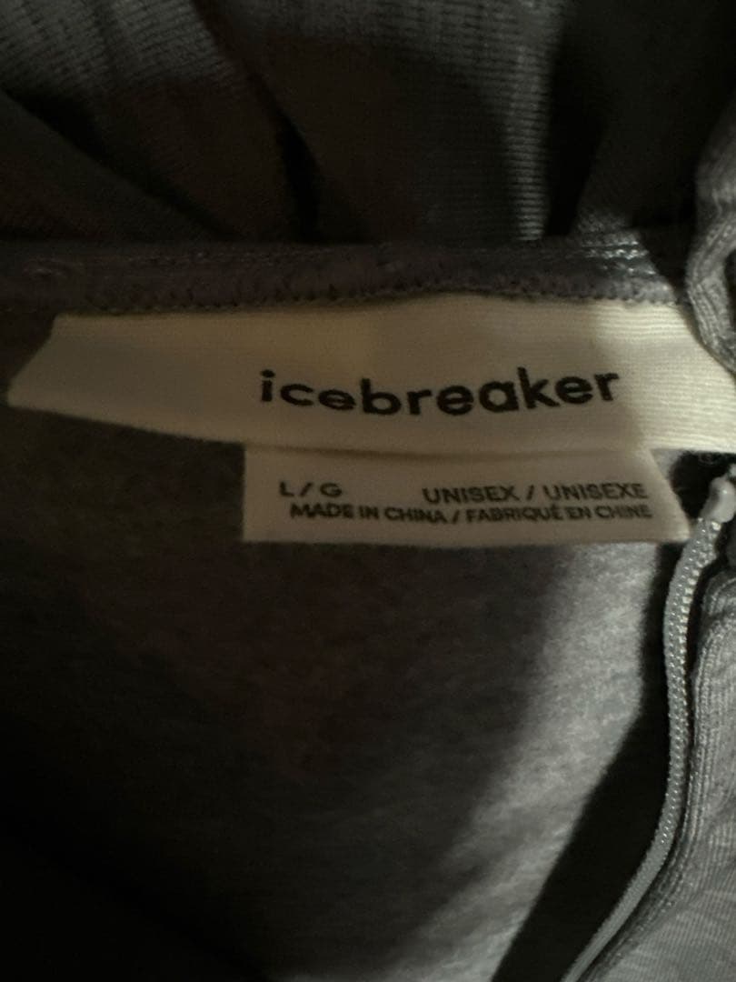 icebreaker 560 RealFleeceグレー パーカー &パンツ