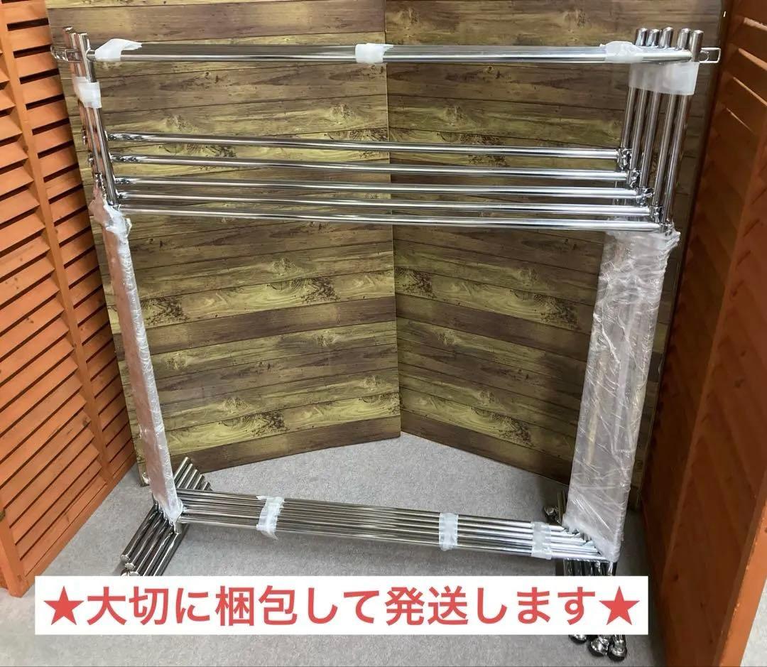 ★美品★メンテ済■120cm幅 ■店舗用　アパレルハンガーラック★直接引き取り可