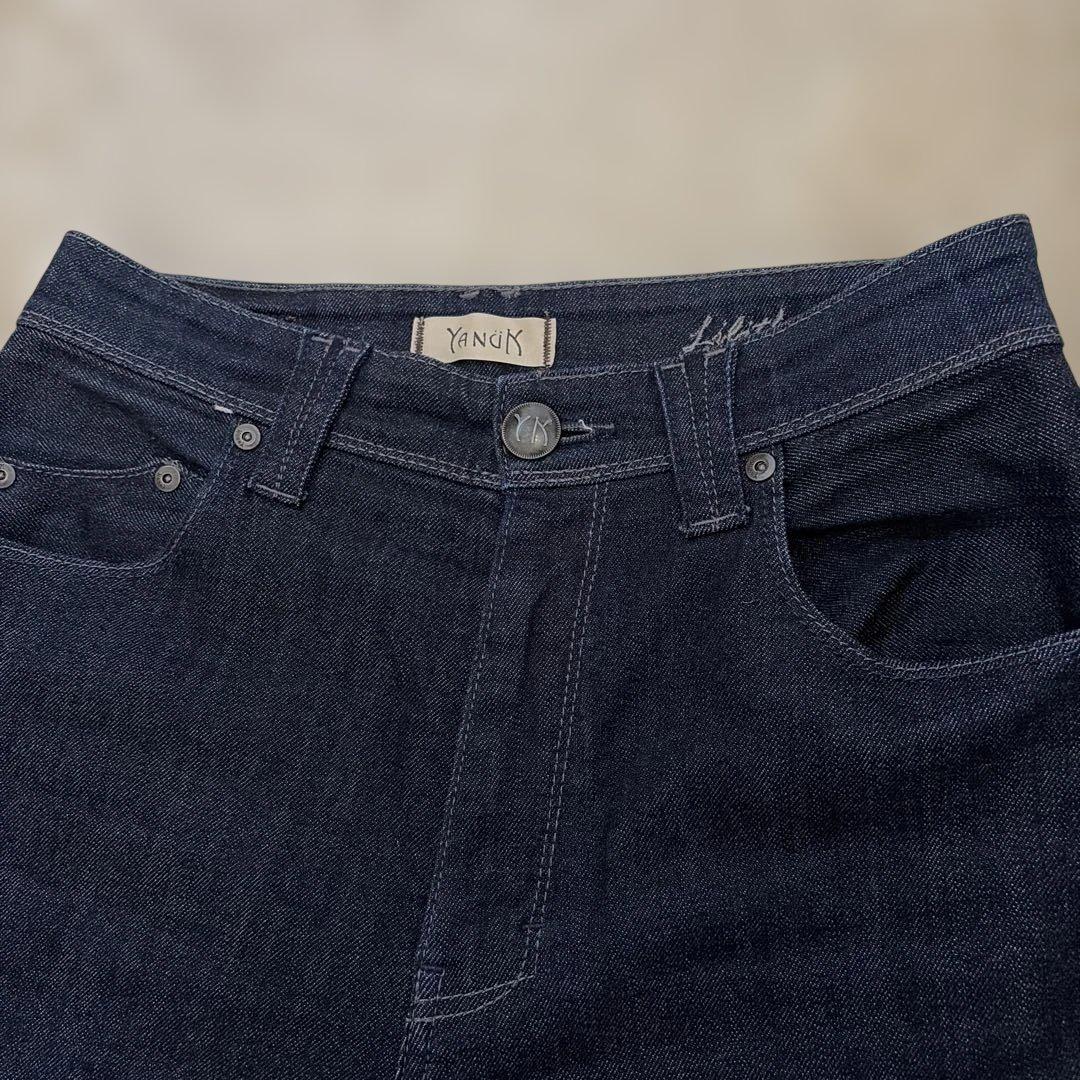 YANUK LILITH リリス ワイドストレートデニムジーンズ　OWI