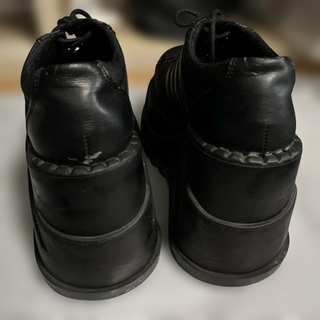 Demonia ブラック 厚底スニーカー