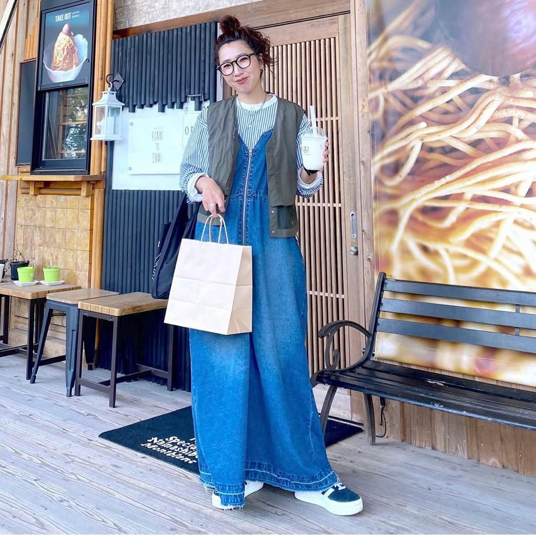 【新品タグ付き】 niko and... misayo ジャンスカ インディゴ