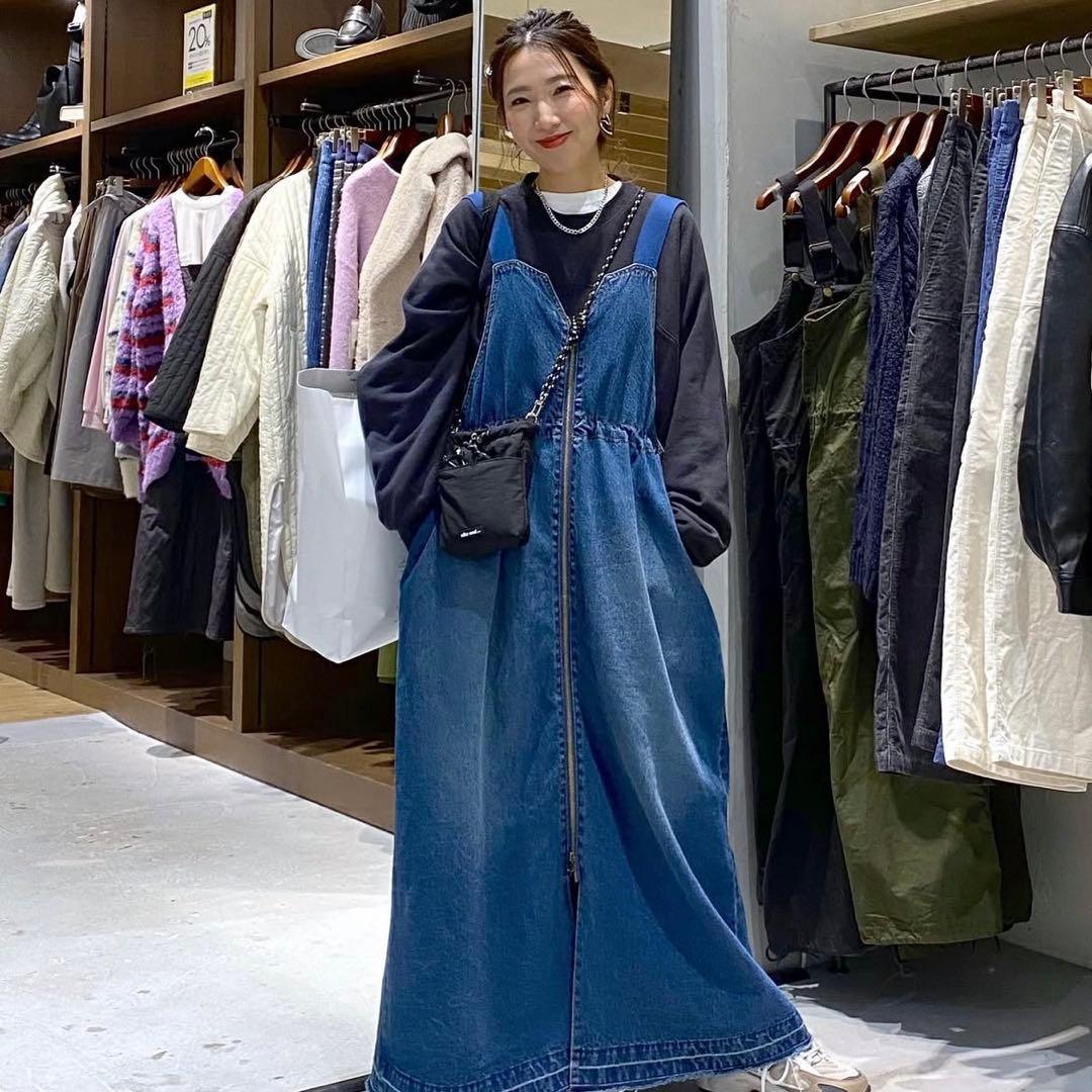 【新品タグ付き】 niko and... misayo ジャンスカ インディゴ