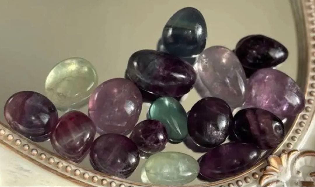 早い者勝ち‼️フローライト 16個タンブル 約154g キャンディー天然石 さざれ