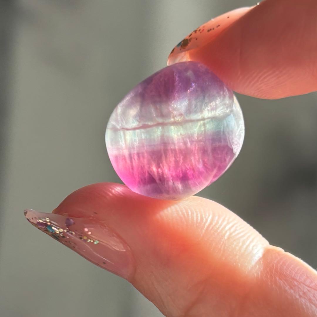 早い者勝ち‼️フローライト 16個タンブル 約154g キャンディー天然石 さざれ