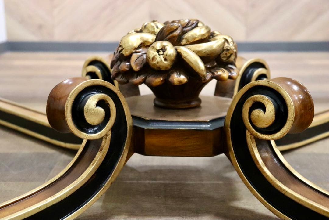 GMHH490○西洋 アンティーク リビングテーブル センターテーブル ガラス